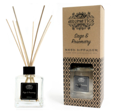 200ml Sage & Rosemary Essential Oil Reed Diffuser