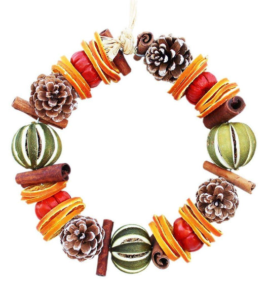 Christmas Winter Circle Green
